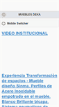 Mobile Screenshot of mueblesdsegno.com.ar